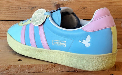 Adidas Gazelle Easter Low Leather Trainers UK10/US10.5/EU44.5 015572 Blue/Pink