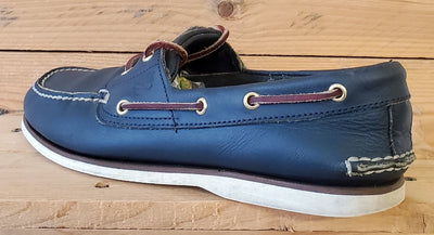 Timberland Classic Leather Boat Shoes UK9/US9.5/EU43.5 74036 Navy