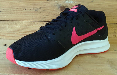 Nike Downshifter Low Textile Trainers UK5/US7.5/EU38.5 852466-008 Black/Pink