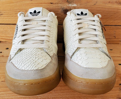 Adidas Continental 80 Low Leather Trainers UK7.5/US8/EU41 D96659 White Python