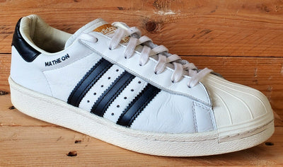 Adidas Superstar Boost Low Leather Trainers UK10/US10.5/E44.5 BB0188 White/Black