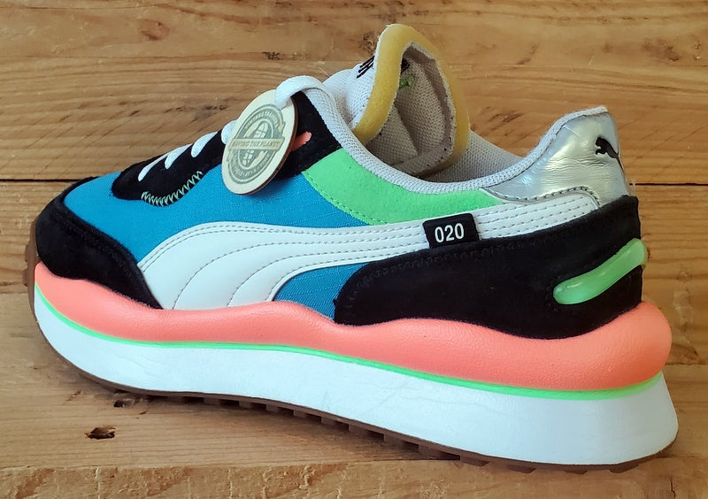 Puma Style Rider Play On Textile Trainers UK6.5/US7.5/EU40 371150-06 Blue/Black