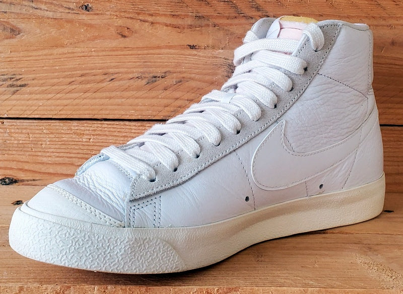 Nike Blazer 77 Mid Leather Trainers UK6/US7/EU40 CW7583-100 Sail/Platinum Tint