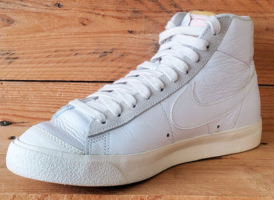 Nike Blazer 77 Mid Leather Trainers UK6/US7/EU40 CW7583-100 Sail/Platinum Tint