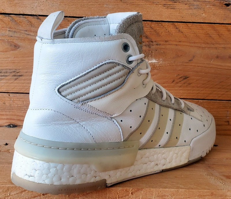 Adidas Rivalry RM Mid Leather Trainers UK8/US8.5/EU42 G27978 Triple White