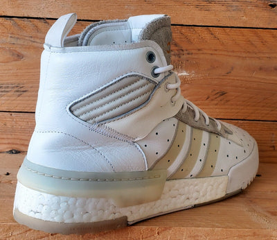 Adidas Rivalry RM Mid Leather Trainers UK8/US8.5/EU42 G27978 Triple White