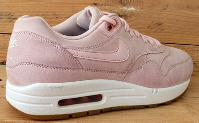 Nike Air Max 1 Low Suede Trainers UK7/US9.5/EU41 919484-600 Prism Pink