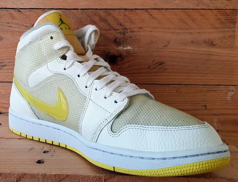 Nike Air Jordan 1 Mid SE Trainers UK9.5/US12/EU44.5 DB2822-107 Voltage Yellow