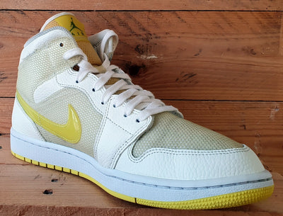 Nike Air Jordan 1 Mid SE Trainers UK9.5/US12/EU44.5 DB2822-107 Voltage Yellow