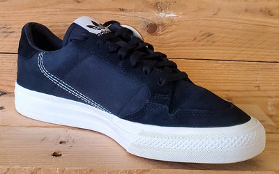 Adidas Continental Vulc Low Suede/Canvas Trainers UK8.5/US9/EU42.5 EF3524 Black