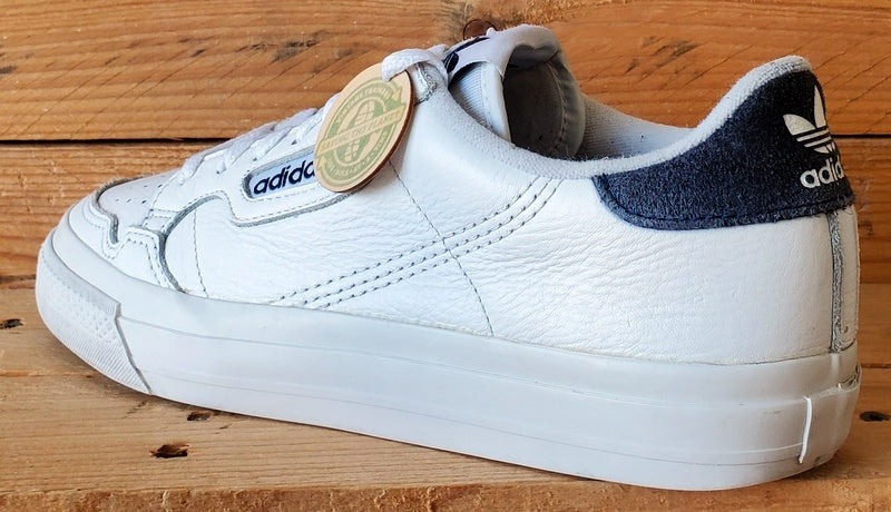 Adidas Continental Vulc Low Leather Trainers UK8/US8.5/EU42 EG4588 White
