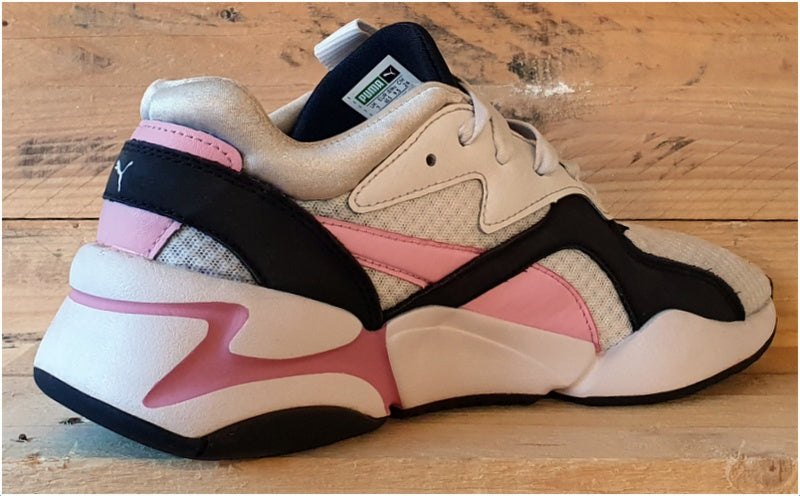 Puma Nova 90 Bloc Deadstock Trainers White Pink Black 369486 03 UK7 US9.5 EU40.5 VintageTrainers