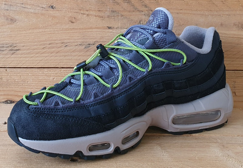 Nike Air Max 95 Low Trainers UK7/US8/EU41 DO6391-001 Noir Volt Iron Grey