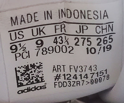 Adidas Continental 80 World Famous Leather Trainers UK9/US9.5/EU43 FV3743 White