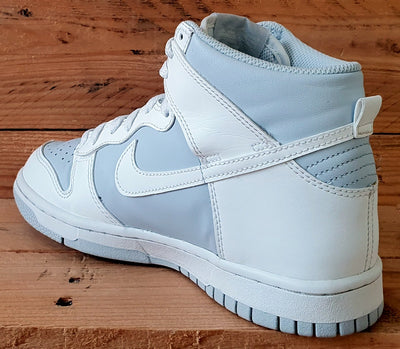 Nike Dunk High Leather Trainers UK4.5/US5Y/EU37.5 DB2179-107 Summit White/Grey