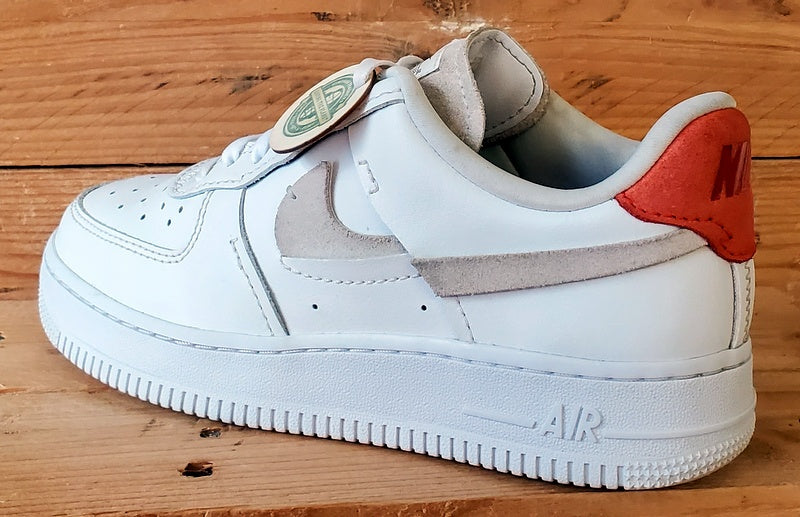 Nike Air Force 1 LX Vandalised Leather Trainers UK4.5/US7/EU38 898889-103 White