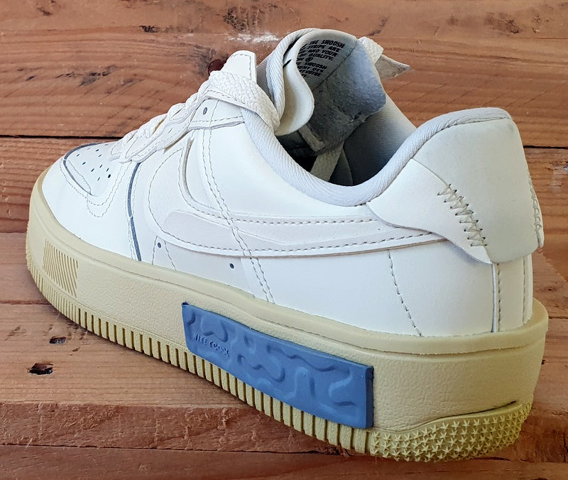 Nike Air Force 1 Fontanka Leather Trainers UK4.5/US7/E38 DH1290-102 Coconut Milk