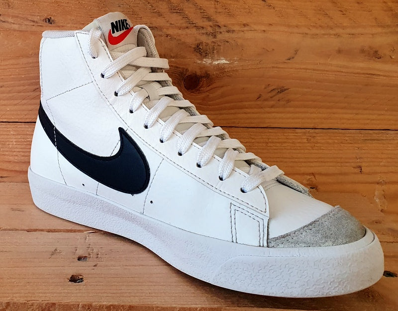 Nike Blazer Mid 77 Leather Trainers UK5.5/US6Y/EU38.5 DA4086-100 White/Black