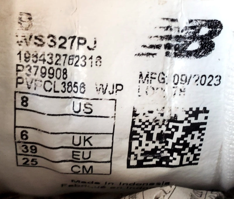 New Balance 327 Low Textile Trainers UK6/US8/EU39 WS327PJ Beige/Leopard