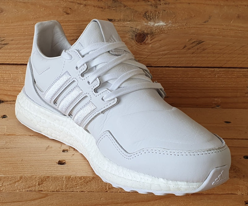 Adidas Ultra Boost Low Leather Trainers UK7/US7.5/EU40.5 EF1355 Triple White