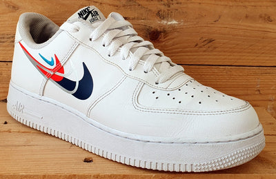 Nike Air Force 1 Low Quadruple Swoosh Trainers UK8/US9/EU42.5 FJ4226-100 White