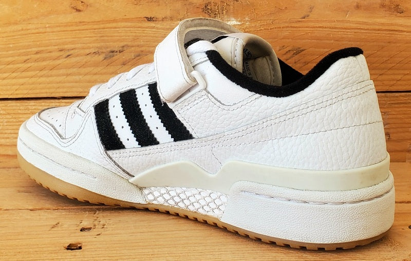 Adidas Forum Low Leather Trainers UK5/US5.5/EU38 H01924 Cloud White/Black/Gum