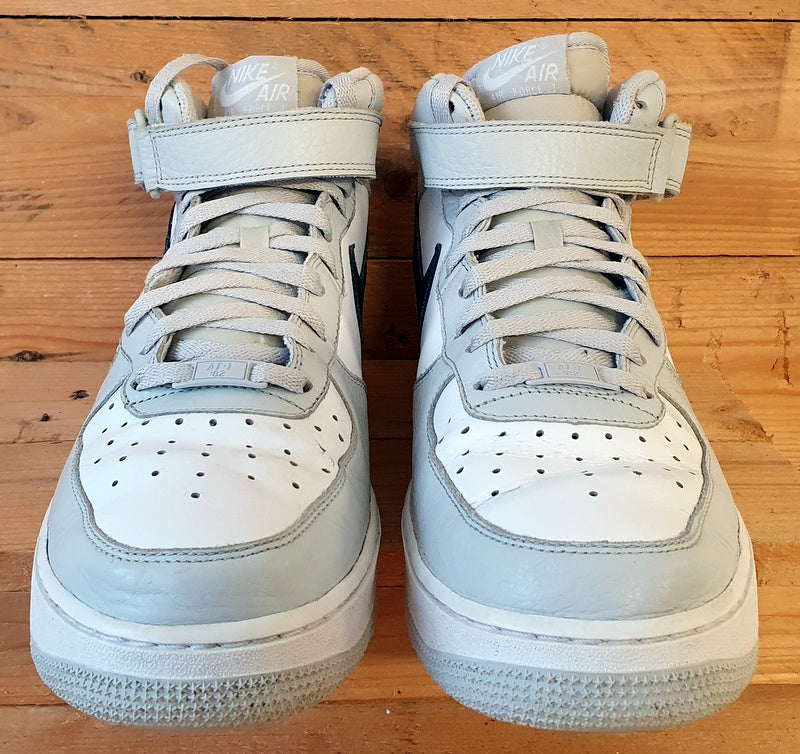 Nike Air Force 1 Mid Leather Trainers UK10/US11/EU45 315123-015 Neutral Grey