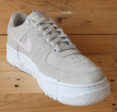 Nike Air Force 1 Pixel Low Suede Trainers UK6.5/US9/E40.5 DN5058-001 Photon Dust