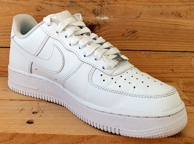 Nike Air Force 1 Low Leather Trainers UK7/US8/EU41 CW2288-111 Triple White