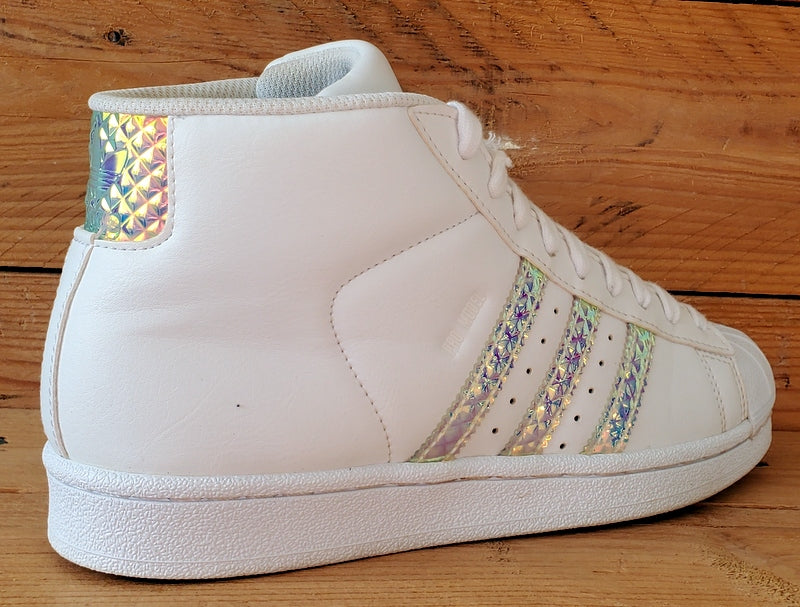 Adidas Pro Model Superstar Leather Trainers UK4.5/US5/EU37 CG3595 White