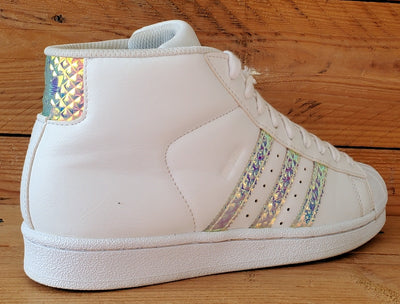Adidas Pro Model Superstar Leather Trainers UK4.5/US5/EU37 CG3595 White