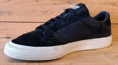 Adidas Continental Vulc Low Canvas/Suede Trainers UK9/US9.5/EU43 FU9471 Black