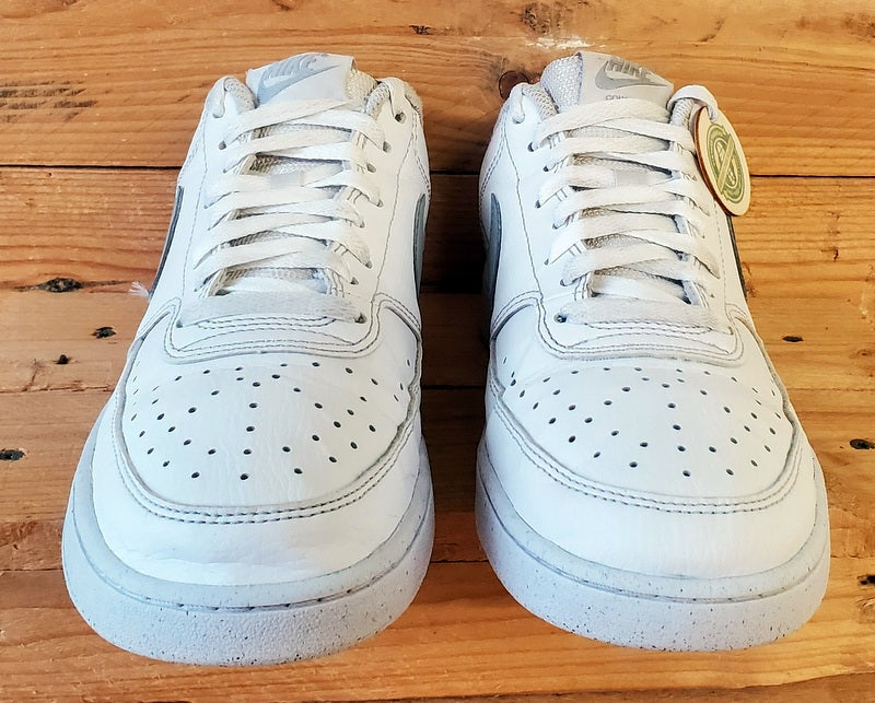 Nike Court Vision Low Leather Trainers UK7/US8/EU41 DH2987-112 White/Grey