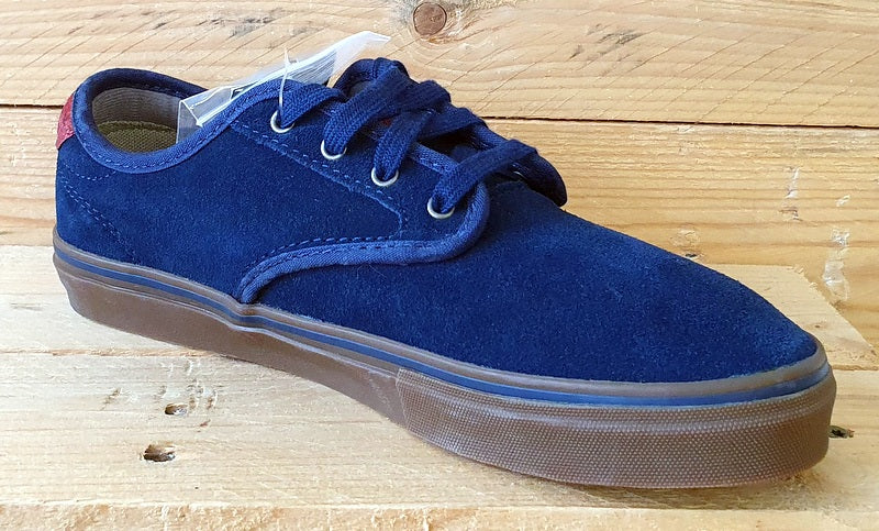 Vans Old Skool Low Suede Trainers TB4R Deep Navy/Dark Gumsole UK5/US6/EU38