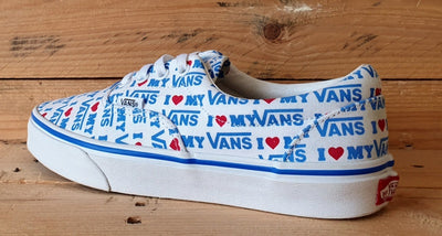 Vans Old Skool Low Canvas Trainers 721356 White/Blue/Red/Gumsole UK5/US7.5/EU38