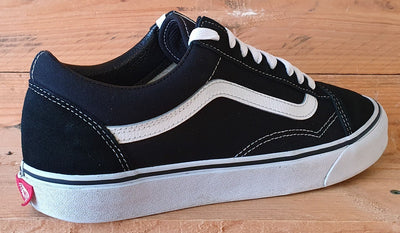 Vans Off The Wall Low Canvas/Suede Trainers UK9/US10/EU43 507698 Black/White