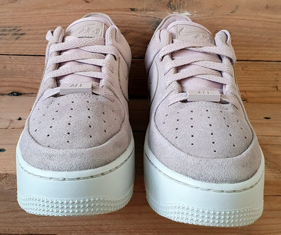 Nike Air Force 1 Sage Suede Trainers UK6/US8.5/EU40 AR5339-201 Particle Beige