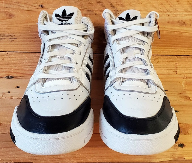 Adidas Drop Step Mid Leather Trainers UK8/US8.5/EU42 IG2507 White/Black/Red