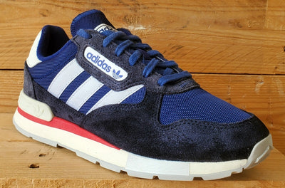 Adidas Treziod 2 Low Suede Trainers UK7.5/US8/EU41 GY0044 Victory Blue/White
