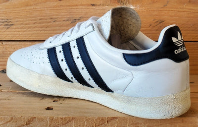 Adidas 350 Low Leather Trainers UK8/US8.5/EU42 CQ2780 White/Black/Gold