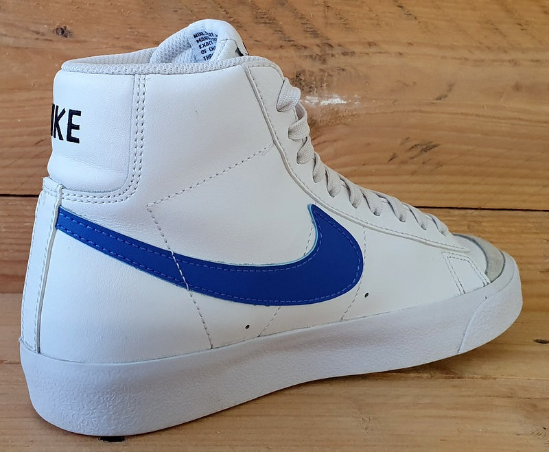 Nike Blazer 77 Mid Leather Trainers UK4/US4.5Y/EU36.5 DA4086-117 White/Red/Blue