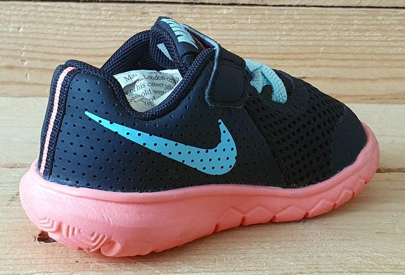 Nike Flex Experience 5 Kids Trainers 844993-002 Black/Pink/Blue UK4.5/US5C/EU21