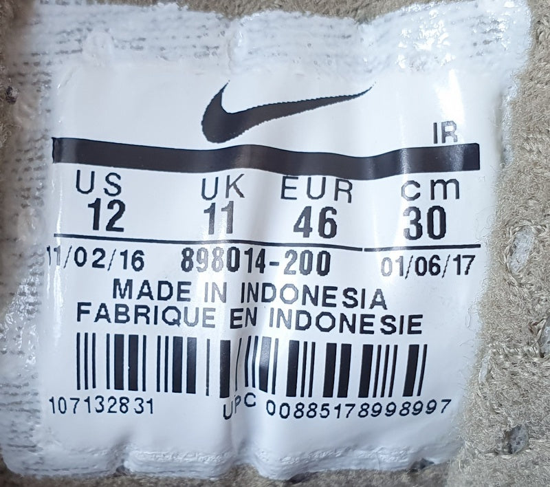 Nike TN Air Max Plus Low Textile Trainers UK11/US12/EU46 898014-200 Khaki Green