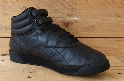 Reebok Ex-O-Fit Mid Leather Trainers UK4.5/US7/E37.5 RA811 PYE 2-71 Triple Black