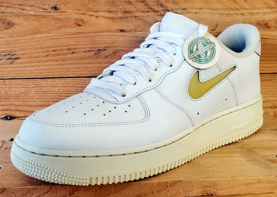 Nike Air Force 1 Jewel Low Leather Trainers UK9/US10/E44 DC8894-100 Pale Vanilla
