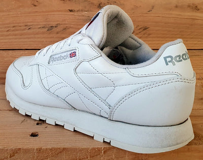 Reebok Classic Low Leather Trainers UK5.5/US8/EU38.5 059503 White/Grey