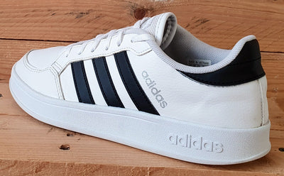 Adidas Breaknet Low Leather Trainers UK6.5/US8/EU40 FX8724 White/Black