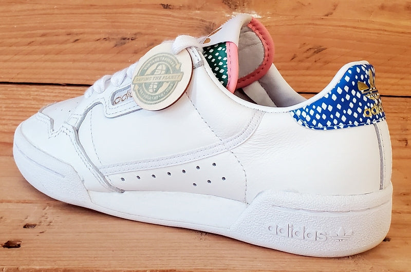 Adidas Continental 80 Low Leather Trainers UK4/US5.5/EU36.5 FW2534 White