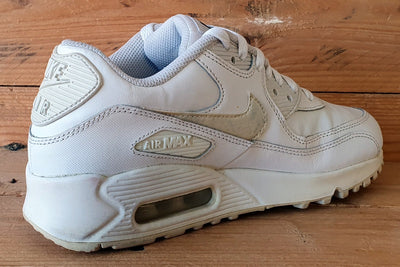 Nike Air Max 90 LTR Low Leather Trainers UK5/US5.5Y/EU38 724821-100 White