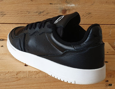 Adidas Supercourt Low Leather Trainers UK9/US9.5/EU43 EE6038 Black/Cloud White